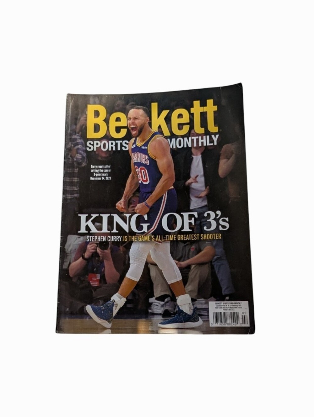 Beckett Sports Monthly Magazine - Stephen Curry Cover (Black/Yellow)